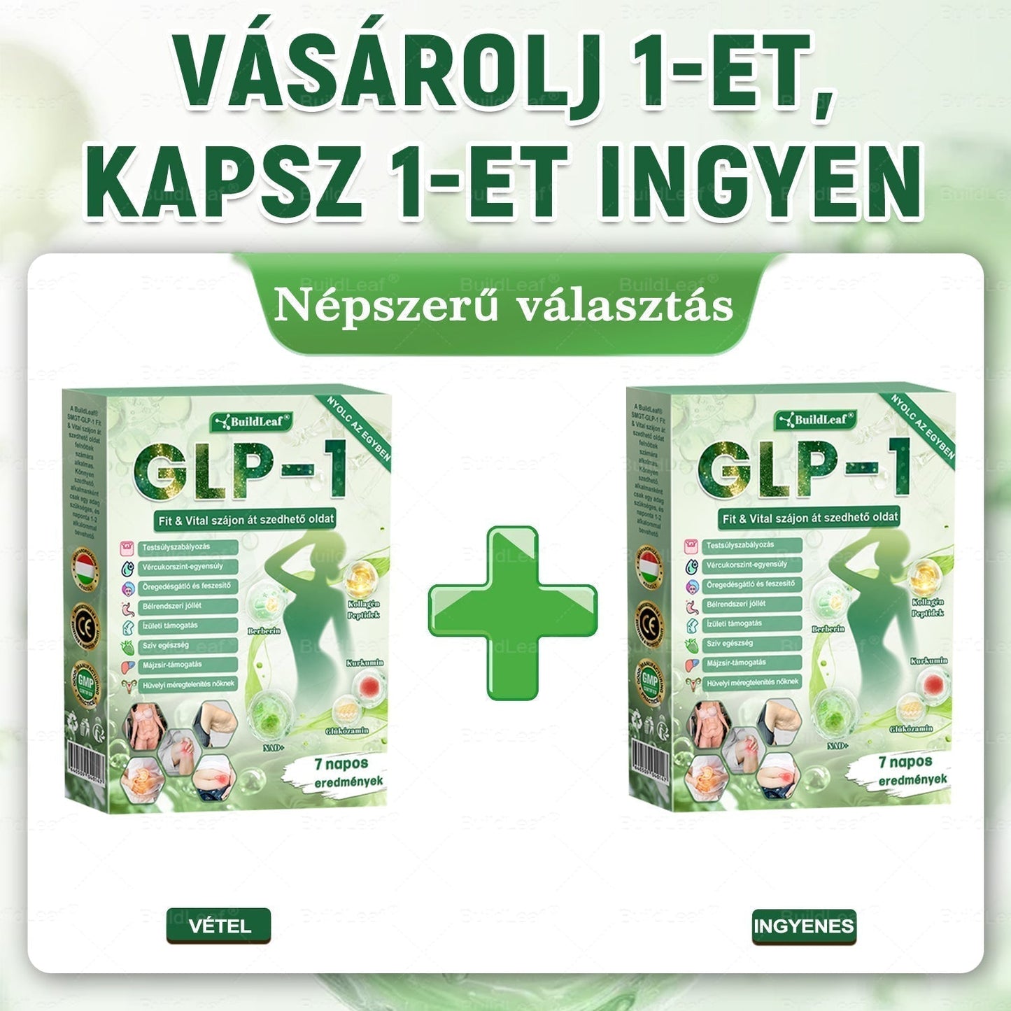 💥Utolsó 5 darab – 50% kedvezmény! 🌿 A készlet véges! Szerezd be MOST a BuildLeaf® cseppeket, és élvezd a gyors fogyást féláron! 💪